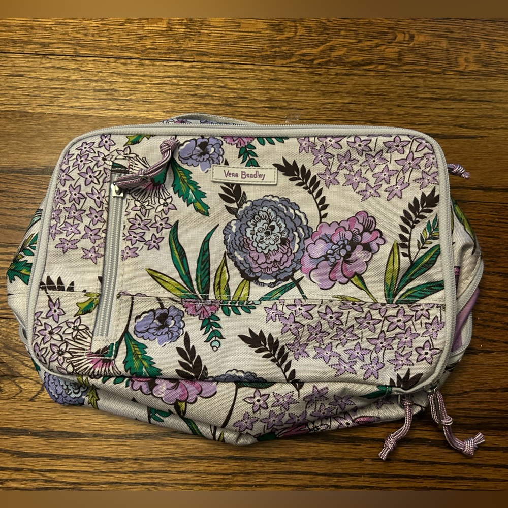 Vera Bradley Iconic Blush and Brush Case